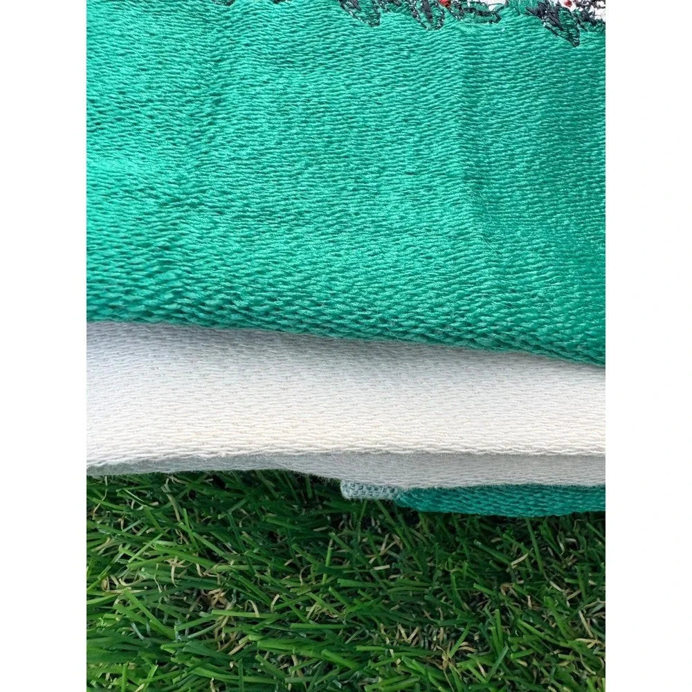 Spode Christmas Tree 4 Piece‎ Set 2 Bath Towels 1 Hand Towel 1 Oven Mitt Green